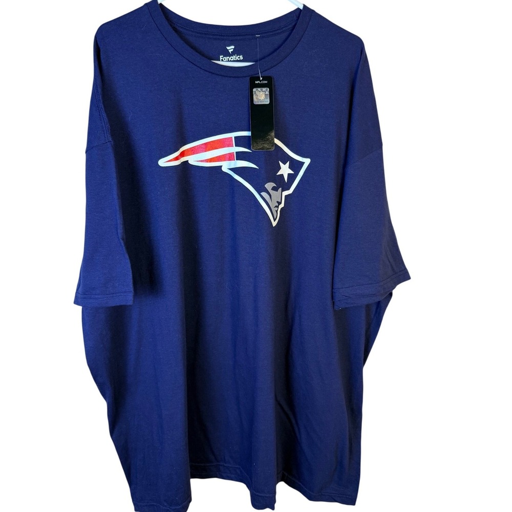 Fanatics New England Patriots Drake Maye 10 Navy Blue‎ T-Shirt Mens 4XL NWT